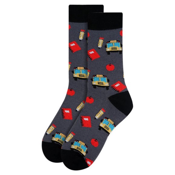 Women's Back to School Novelty Socks - Picture 2 of 4